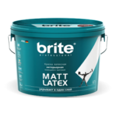 Brite Mattlatex 9л краска латексная