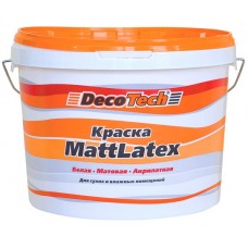 Decotech Краска Mattlatex  для сухих и влажных помещений