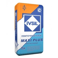 "IVSIL MAXI PLUS" клей плиточный толстослойный 25кг
